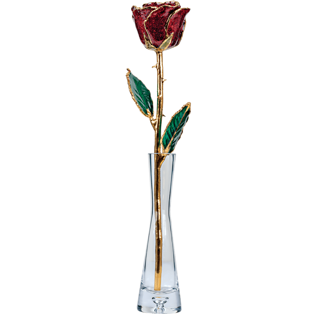 Rose Display Vase with rose