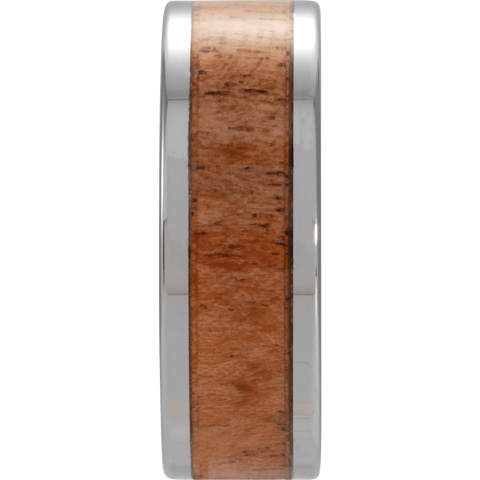 Mesquite Wood Inlay Tungsten Band