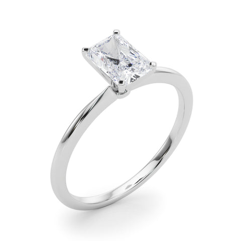 2 ctw Radiant Lab Grown Certified Diamond Solitaire Engagement Ring