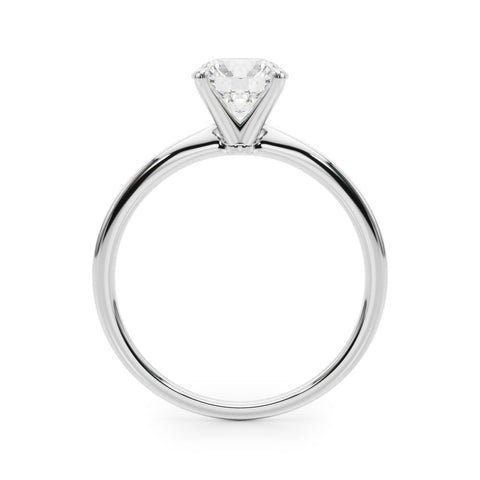 2 ctw Round Lab Grown Diamond Solitaire Engagement Ring in White Gold