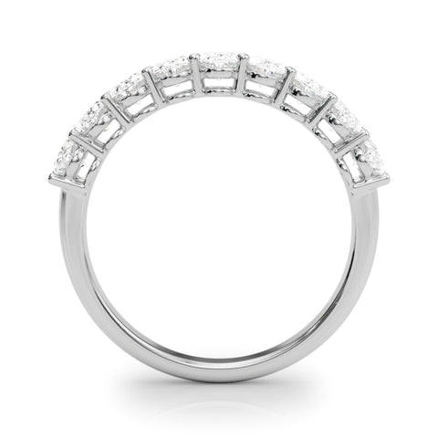 1 1/16 ctw Petite Shared Prong Oval Diamond Ring white gold