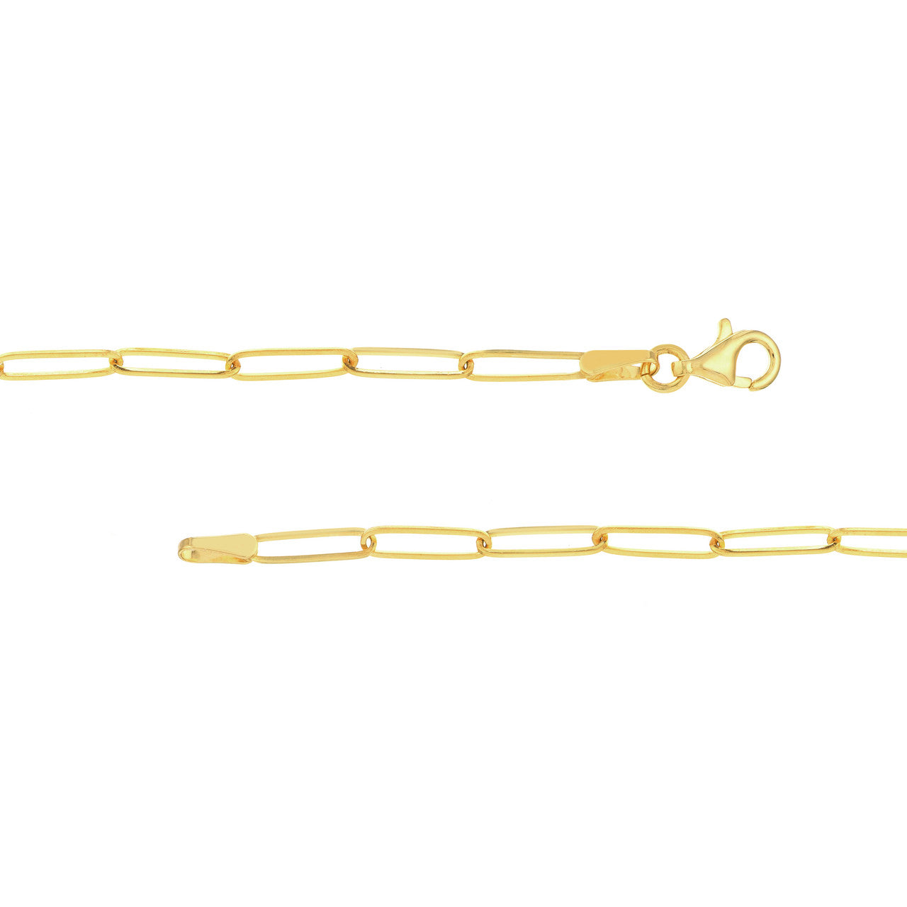 14K Yellow Gold Pear Shape Lobster Clasp