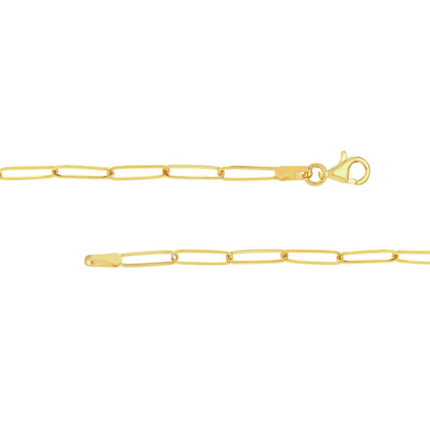 14K Yellow Gold Pear Shape Lobster Clasp