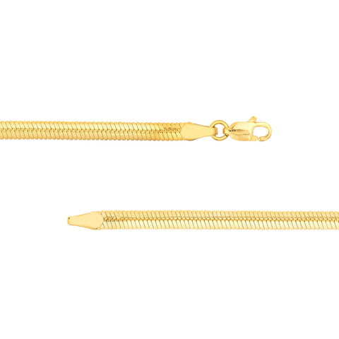 14k Yellow Gold Snake Chain Necklace