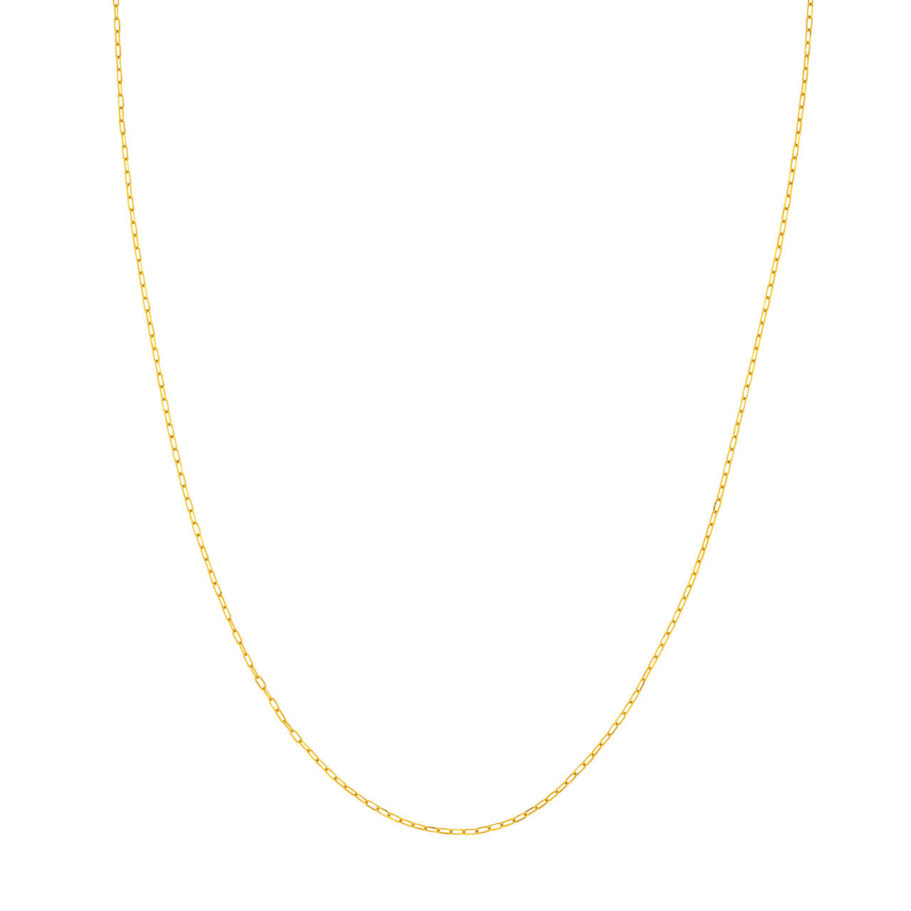 14k Yellow Gold Diamond Cut Forzentina Chain Necklace