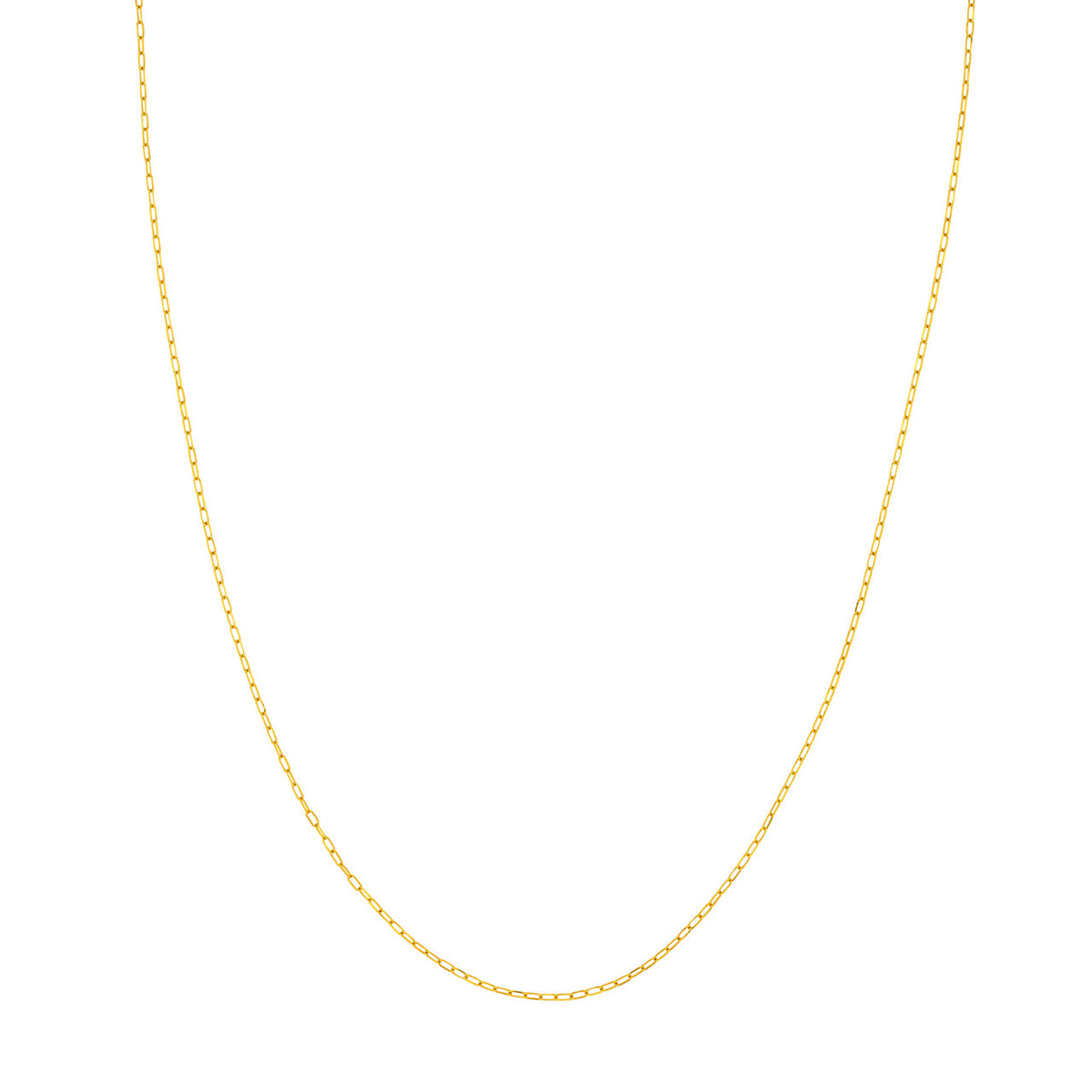14k Yellow Gold Diamond Cut Forzentina Chain Necklace
