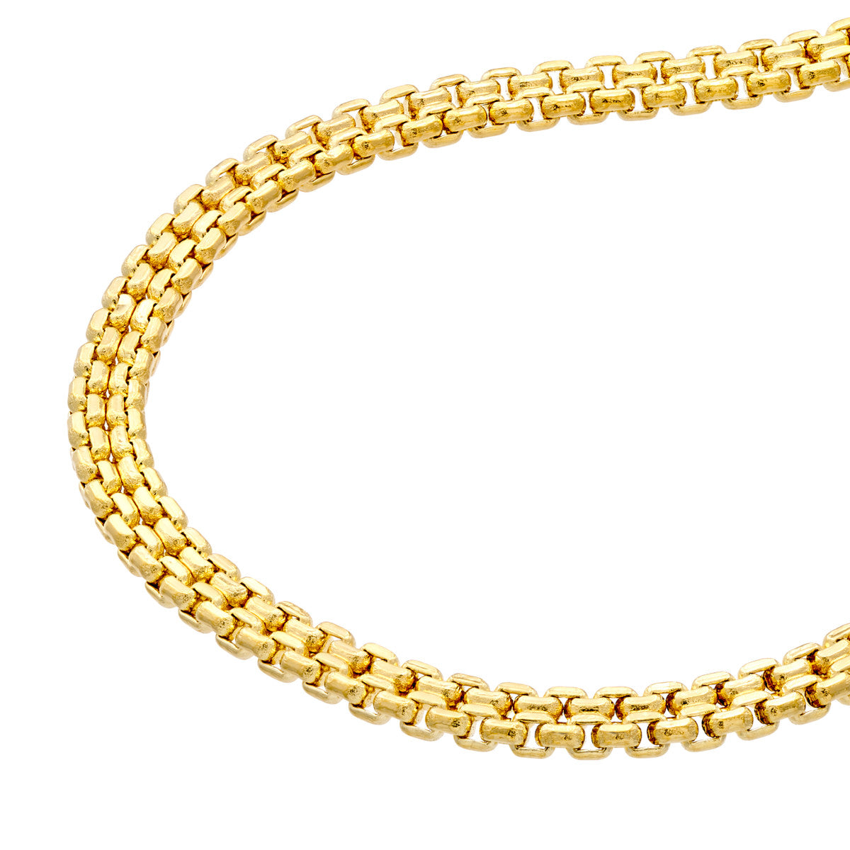 Bismark Chain Bracelet in 14K Gold