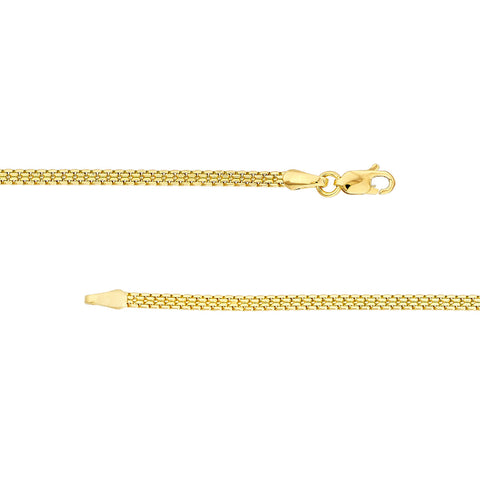 Bismark Chain Bracelet in 14K Gold