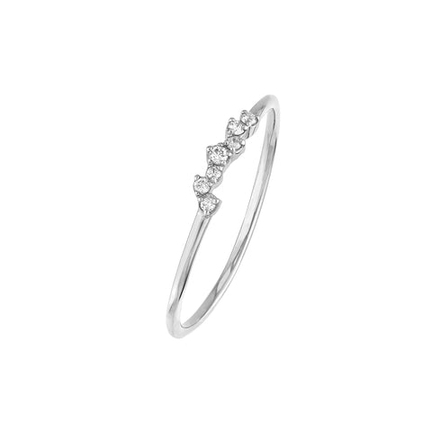 Diamond Cluster Ring
