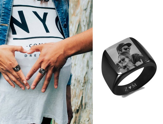 Personalized Photo Ring
