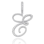 Custom Cursive Initial Letter Necklace