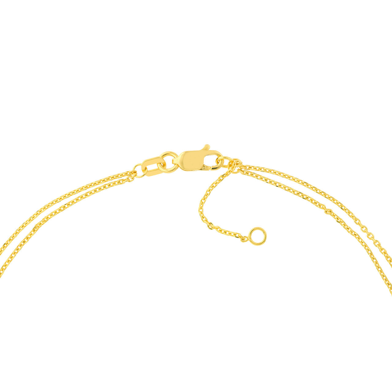 1/20 ctw Round Diamond Anklet in 14K Yellow Gold