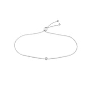 3.2pt Mini Diamond Bezel Bolo Bracelet