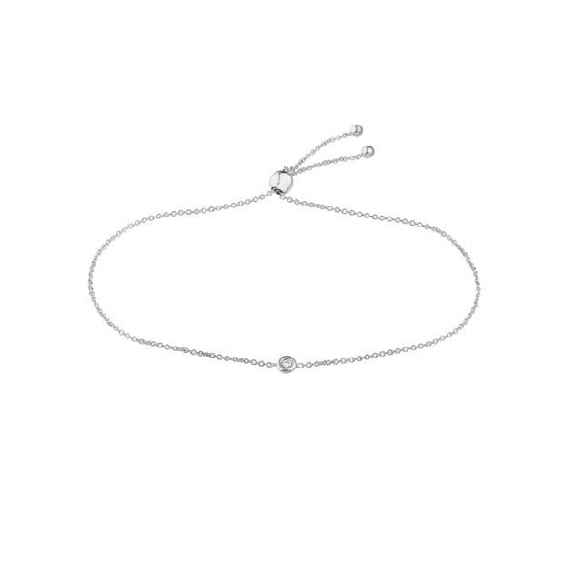 3.2pt Mini Diamond Bezel Bolo Bracelet