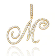 Custom Cursive Initial Letter Necklace