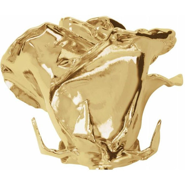 24K Solid Gold Rose