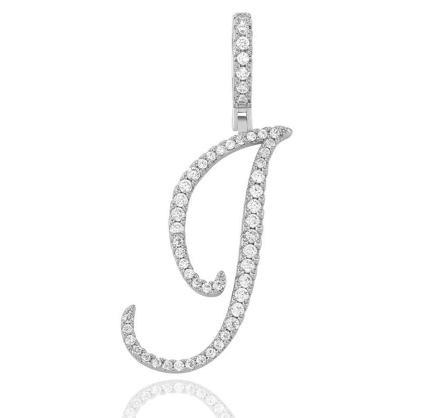 Custom Cursive Initial Letter Necklace